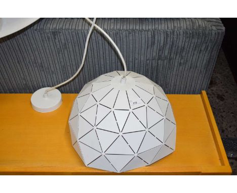 Geometric design pendant light shade