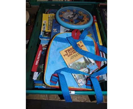 One Crate of Thomas the Tank Engine Books. (1)