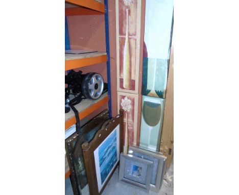 A Large Quantity of Assorted Furnishing Prints, & a Fire Screen.