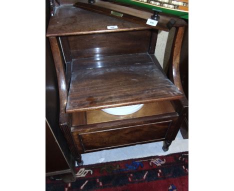 A William 1Vth Mahogany Step Commode