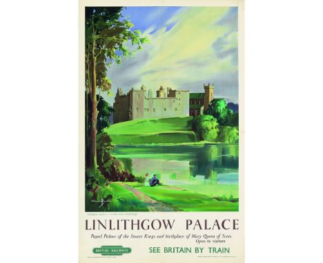 CLAUDE BUCKLE (1905–1973)  LINLITHGOW PALACE  lithograph, c.1950, condition B+; not backed  102cm x 64cm (41in x 25in)