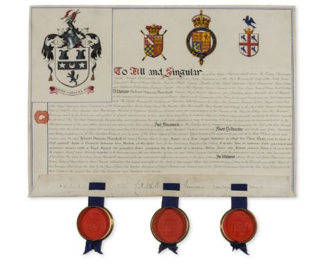 Heraldry.- Burke (Sir Henry Farnham, herald, 1859-1930), Charles Harold Athill, herald, 1853-1922 & William Alexander Lindsay