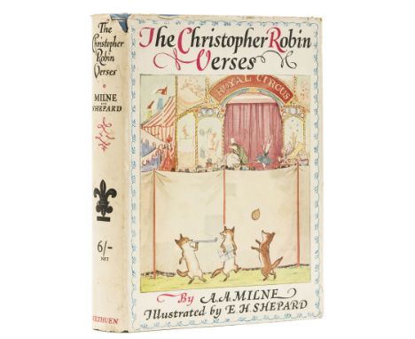 Milne (A. A.) The Christopher Robin Verses, first edition, plates and illustrations by E.H. Shepard, small ink ownership insc