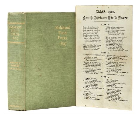 Churchill (Sir Winston Spencer) The Story of the Malakand Field Force, first edition, issue with the errata slip facing first