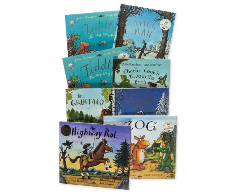 Donaldson (Julia) The Gruffalo, gift edition, slip-case, 2007; The Gruffalo's Child, 2004; Charlie Cook's Favourite Book, 200