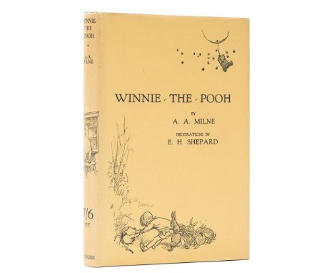 Milne (A. A.) Winnie-the-Pooh, first edition, illustrations by E.H. Shepard, map endpapers, small book label to pastedown, or