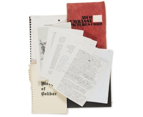 Greene (Graham).- Duffell (Peter) A small archive of correspendence and draft scripts mostly relating to adaptations of Monsi