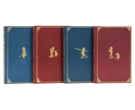 Milne (A. A.) [The Christopher Robin books] 4 vol., comprising When We Were Very Young, tenth edition, endpapers a little fox