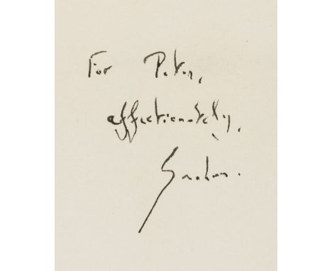 Greene (Graham) The Human Factor, first edition, signed presentation inscription from the author to Peter Duffell on front fr