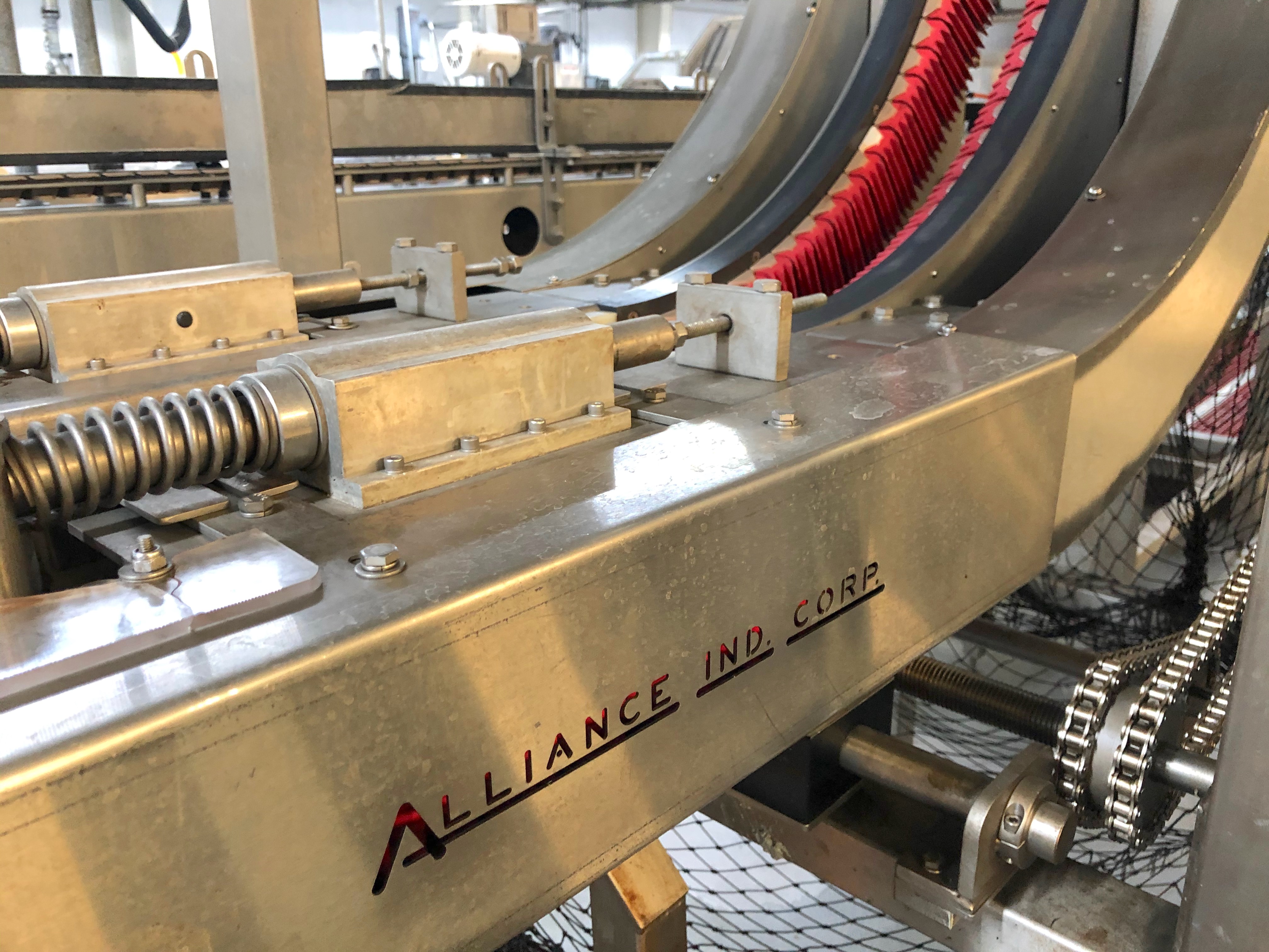 Alliance Stainless Steel Bottle Elevator, Infeed Height at 48 inches