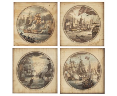 After John Heaviside Clark (Scottish, 1771-1863)collection of roundel etchings with aquatint, to include depictions of the Ba