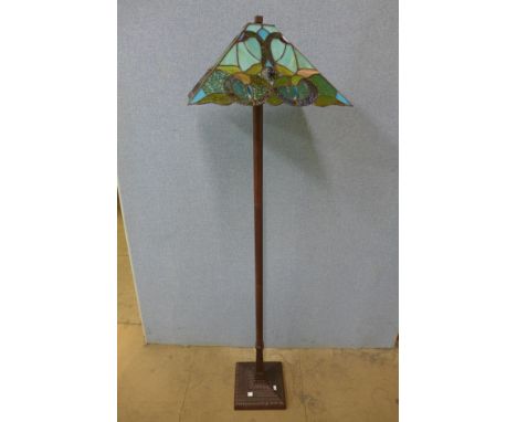 A Tiffany style standard lamp 