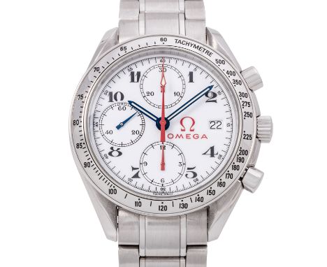 OMEGA Speedmaster Date "Olympic Collection" Herren Chronograph, Ref. 3513.20.00. Edelstahl. Automatik-Werk Kal. 1152, gute Ga