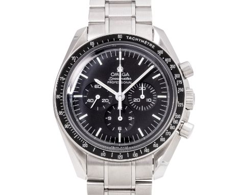 OMEGA Speedmaster Professional "Moonwatch", Ref. 3570.50. Full Set 2014. Edelstahl. Handaufzug-Werk Kal. 861, sehr gute Gangw