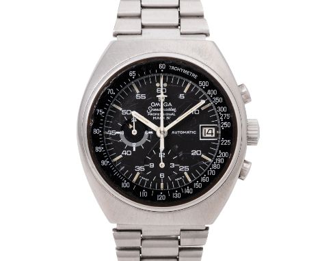 OMEGA Vintage Speedmaster Professional Mark IV Herren Chronograph, Ref. 176.009. Ca. 1970er Jahre. Edelstahl. Automatik-Werk 