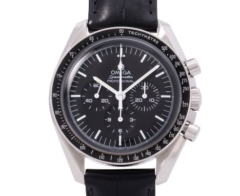 OMEGA Speedmaster Professional "Moonwatch", Ref. 31133423001001. Full Set 2017. Edelstahl. Handaufzug-Werk Kal. 1861, sehr gu