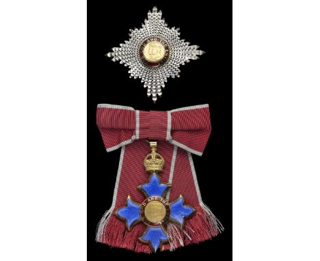 The Most Excellent Order of the British Empire, Civil Division, Dame Commander’s (D.B.E.) 2nd Type set of Insignia, comprisin