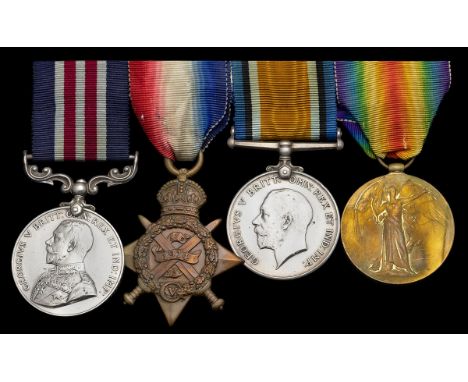 The superb Great War 'successful escapers' M.M. group of four awarded to Private H. Wilson, 1st Battalion, Coldstream Guards,