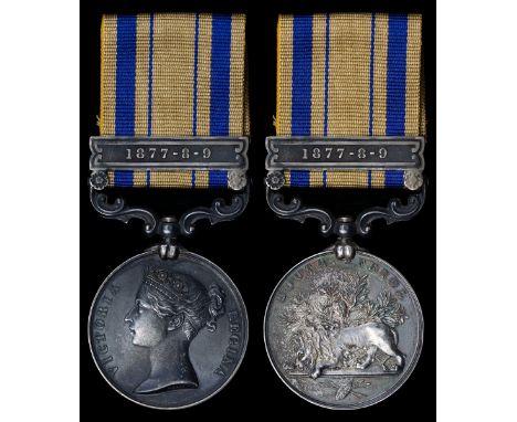 The Zulu War Medal awarded to Private W. Keall, 2nd Battalion, 24th Foot, who was discharged on account of injuries suffered 
