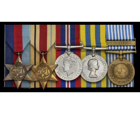 A scarce 'Saboteurs' campaign group of five awarded to Sergeant F. Tibbets, 4/1 Light Anti-Aircraft Regiment, Royal Artillery