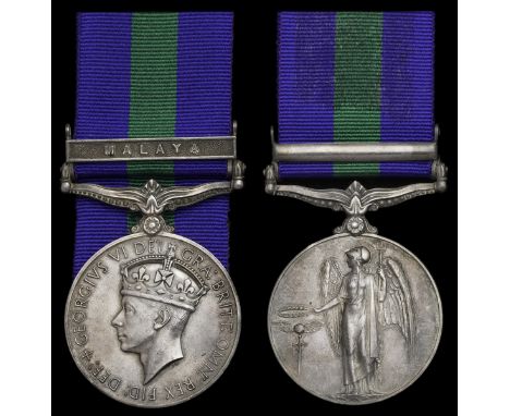 General Service 1918-62, 1 clasp, Malaya (S.R. 1085 Pte. C. O. Watt. S. Rhod. Mil. F.), mounted for wear, light contact wear,