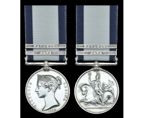 The Naval General Service Medal awarded to Caulker’s Mate P. Pike, Royal Navy, whose clasps were earned some sixteen years ap