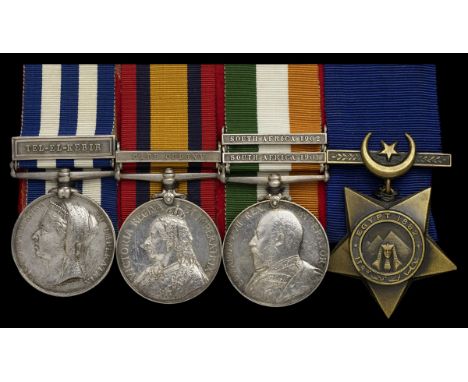 Four: Major C. E. H. Heyman, Royal Artillery who was mentioned in despatches as a Staff Officer for Boer War prisonersEgypt a