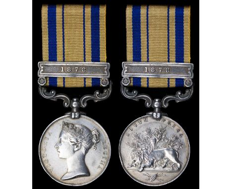 Jamestown Mounted Volunteer Rifles21 Medals to this unit, 19 of them with clasp '1878'.South Africa 1877-79, 1 clasp, 1878 (L