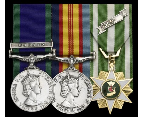 A rare Borneo and Vietnam War Special Forces group of three awarded to Sergeant W. H. 'Bill' Roods, Australian Special Air Se