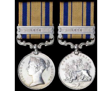 Griqualand West Light Infantry48 Medals to this unit, 47 of them with clasp '1878'.South Africa 1877-79, 1 clasp, 1878 (Pte. 