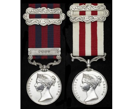 Pair: Major-General R. Ranken, 35th Madras Native Infantry, whose combination of awards is unique to the regimentIndia Genera