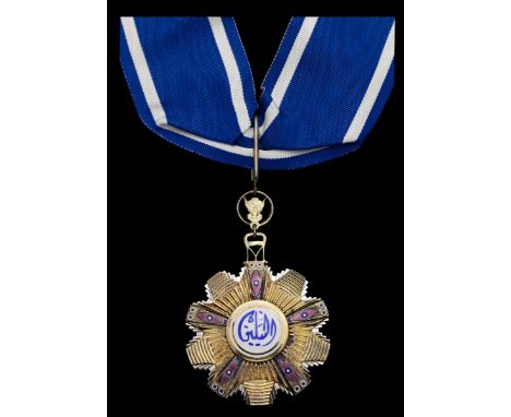 Sudan, Republic, Order of the Two Niles, 2nd Class set of Insignia, by Spink &amp; Son, comprising neck Badge, 90mm including