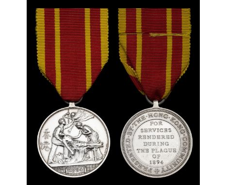 Hong Kong Plague 1894 (Lance Sergeant N. Barry, S.L.I.), very fineN. Barry is confirmed on the role of the Egypt and Sudan Me