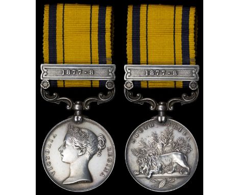 Wodehouse True Blues53 Medals issued to this unit, 15 of them with clasp '1877-8'.'The gallant Captain Spillman (Edward) who 