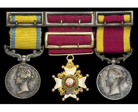 Sold by Order of a Direct DescendantThe mounted K.C.B. group of three miniature dress medals worn by Admiral Sir H. Smith, Ro