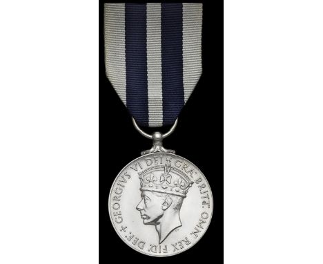 A post-war K.P.M. awarded to Superintendent 1st Class and Deputy Commissioner W. R. Lawrence, New South Wales Police Force an