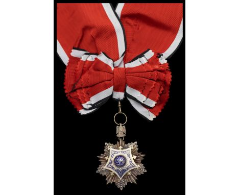 Egypt, Republic (2), Order of National Merit, 2nd Class Grand Officer's sash Badge, 79mm including eagle suspension x 59mm, s