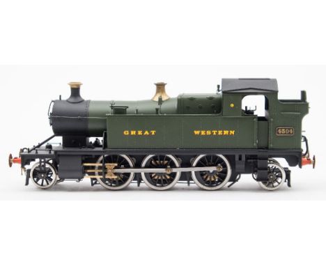 GRS (SanCheng /China) O gauge 2-6-2T 45xx class tank locomotive No 4504:, BR green in original box with foam packing (appears
