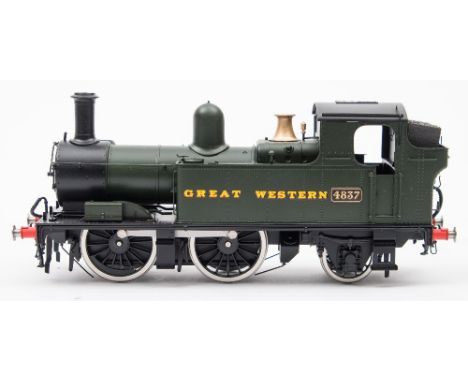 Tower Brass (SanCheng /China) O gauge GWR 0-6-0 tank locomotive No 4837:, in original box with foam packing (appears unused)