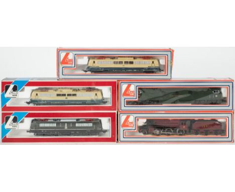 Lima (Italy) OO/HO gauge  a boxed group of four electric locomotives and a steam locomotive No 205119 MWG:, (5)