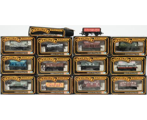 Mainline Railways OO/HO gauge, a group of boxed goods wagons:, including Ore hopper 'Clay Cross' and others  (13)