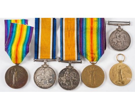 A group of three WWI Pairs:,'K48002 W J Kingdon Sto 2 RN''133600 Pte J R Venn MGC''G/50817 Pte A W Spriggs Middx R'.