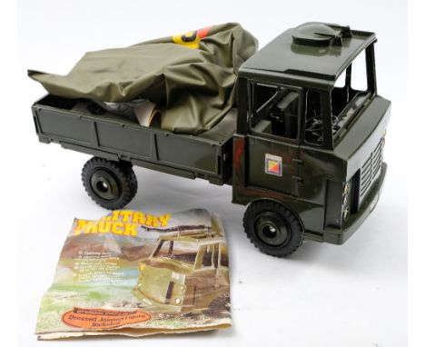 Palitoy Action Man, a group of three vehicles:, comprising 'Capture Copter' with original box and a 'Transport Command Scorpi
