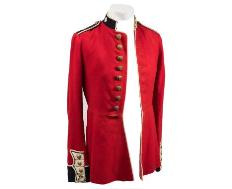 A George V military tunic:, with later incorrect button to front.