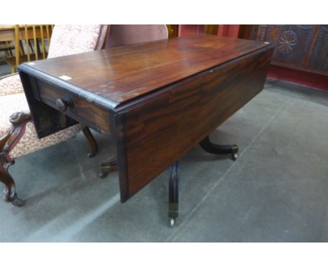 A George IV mahogany pedestal sofa table 