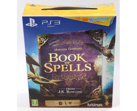 A Playstation 3 Harry Potter Wonderbook Book of Spells Bundle to include Wonder peripheral, Playstation Move Motion Controlle