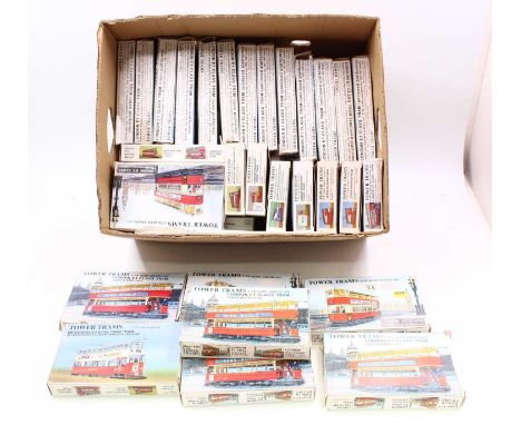 Collection of Tower Tram 1/76th scale kits, all housed in original boxes, mixed kits included