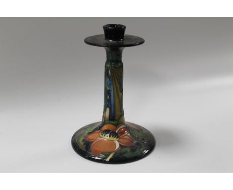 A MOORCROFT CANDLE STICK 