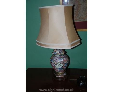 A ceramic Table Lamp and shade