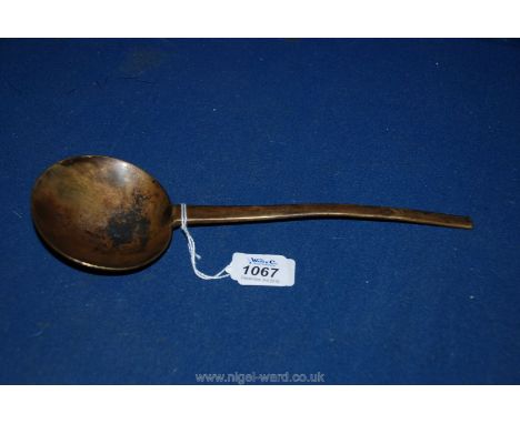 An early Georgian Basting Spoon or ladle.
